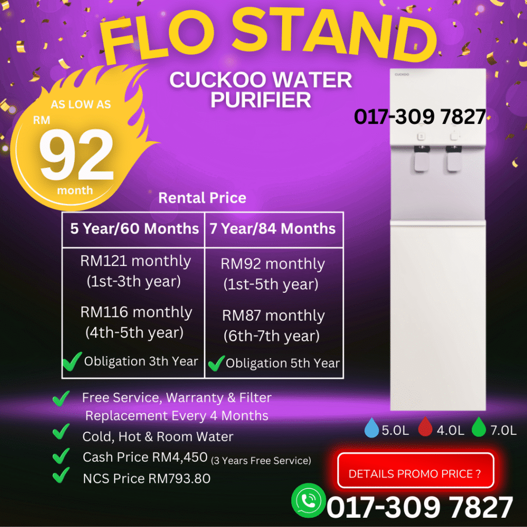 cuckoo-water-filter-flo-stand-promotion